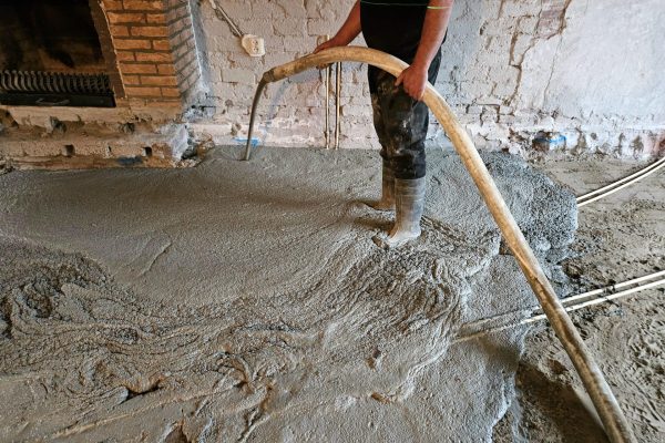 Houten vloer vervangen door beton